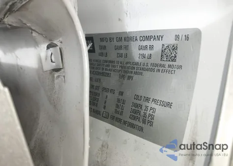2017 Buick Encore Essence from USA, damaged, VIN KL4CJGSB9HB032053